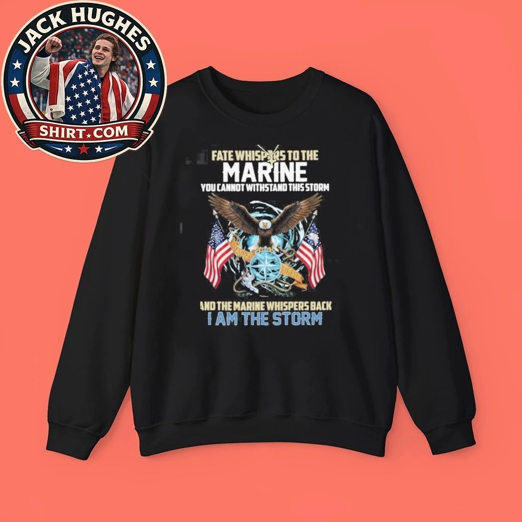 Marine Corps I Am The Storm Semper Fidelis Eagle Amp Compass Shirt