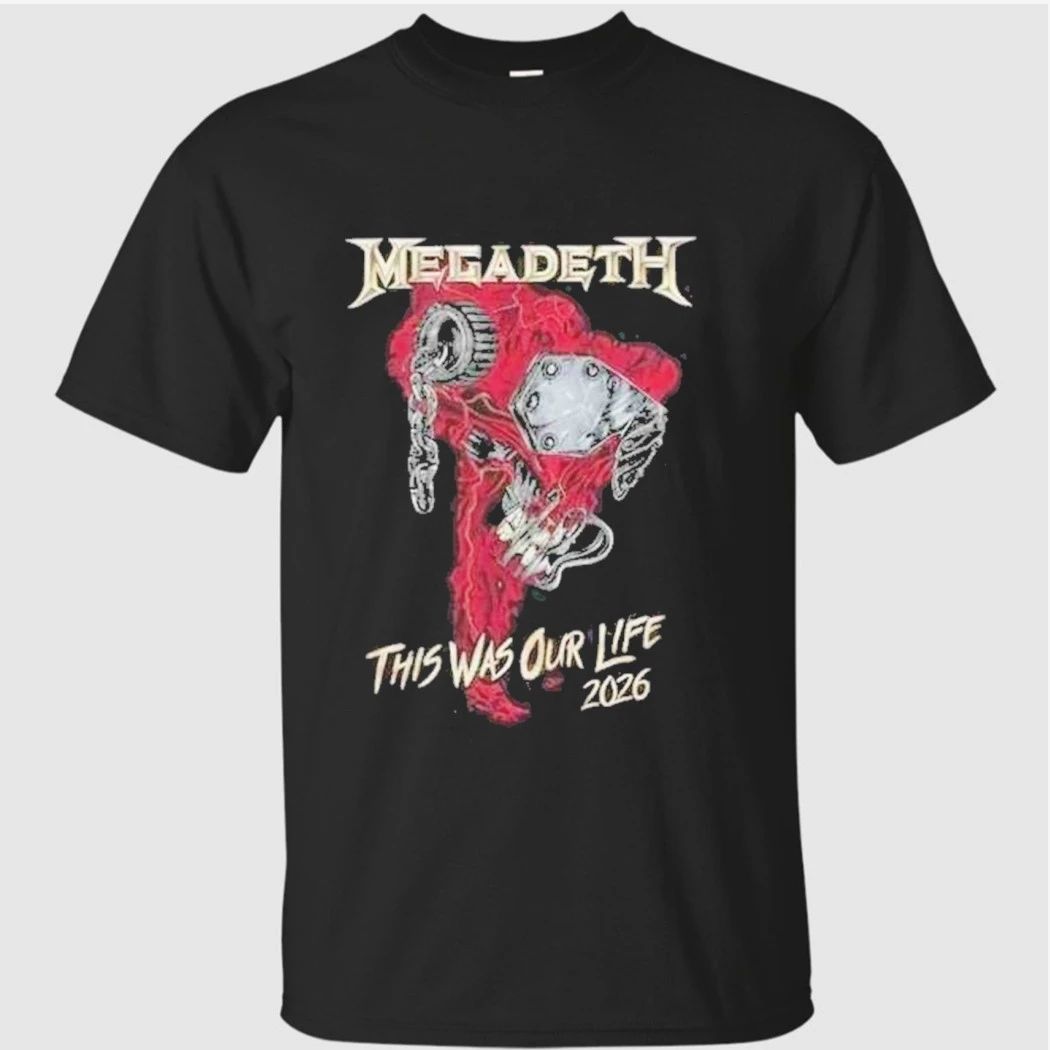 Megadeth This Was Our Life Latin America Tour 2026 At Tecnopolis Buenos Aires Argentina On April 30 2026 Tour Shirt