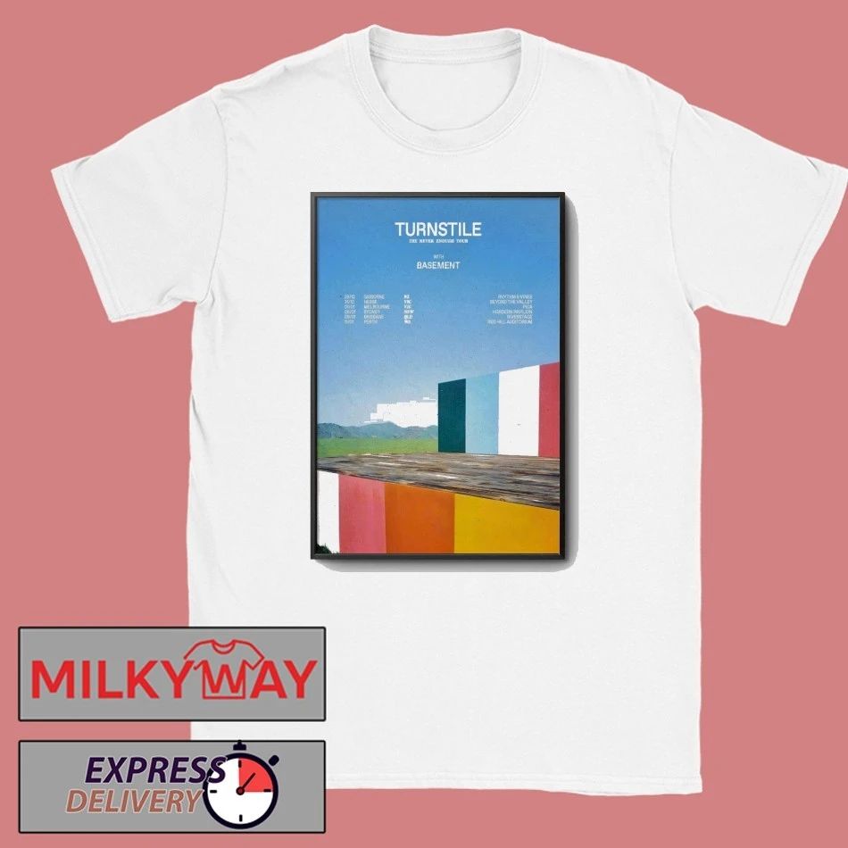 Turnstile The Never Enough 2025 2026 Shows Poster shirt