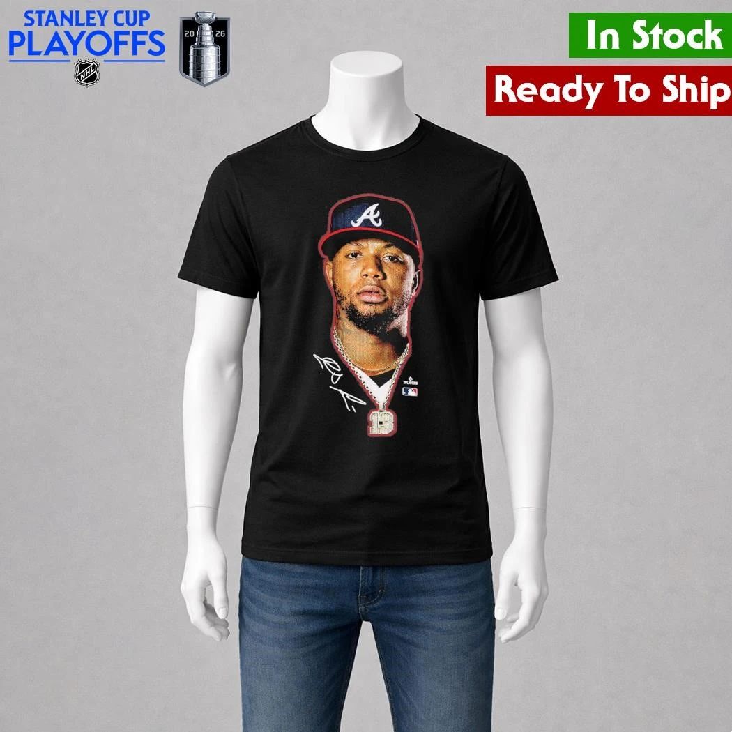 Atlanta Braves Ronald Acuña Jr. Outerstuff Black Headliner Shirt
