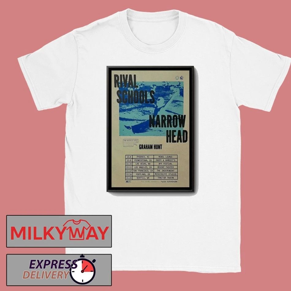 Rival Schools Narrow Head Graham Hunt Poster shirt