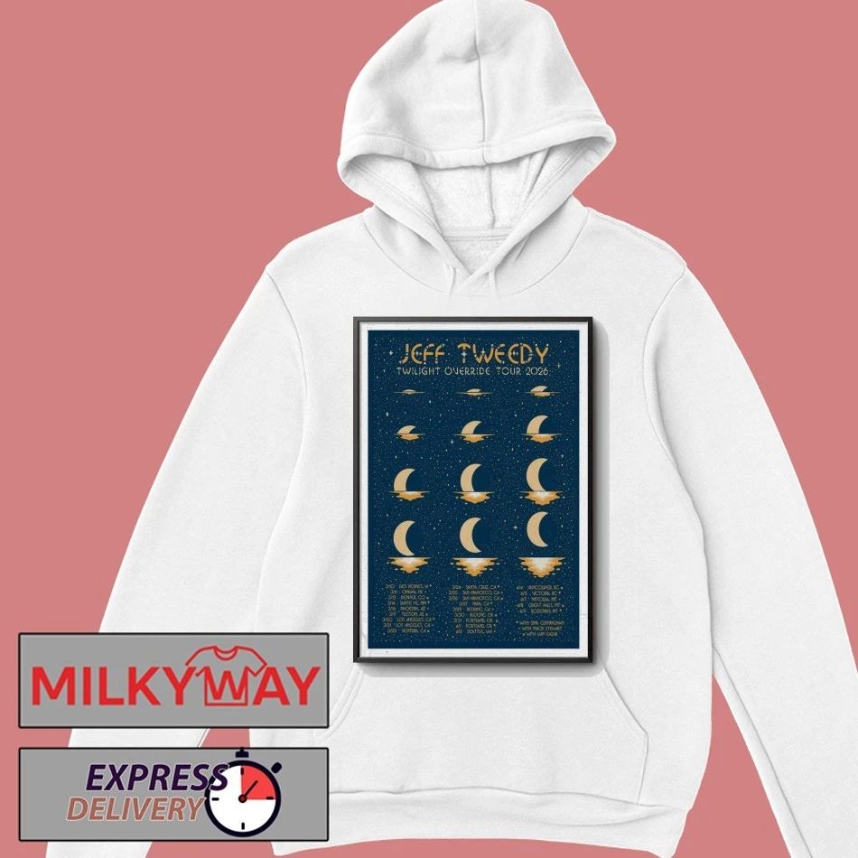 Jeff Tweedy Twilight Override March-April 2026 Tour Poster shirt