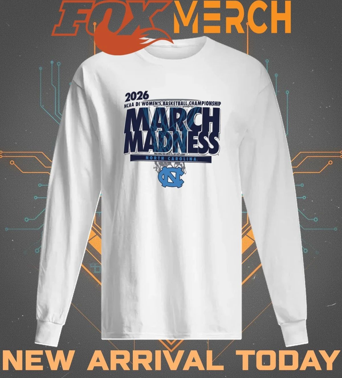 North Carolina Tar Heels 2026 NCAA DI Women’s Basketball Championship March Madness shirt