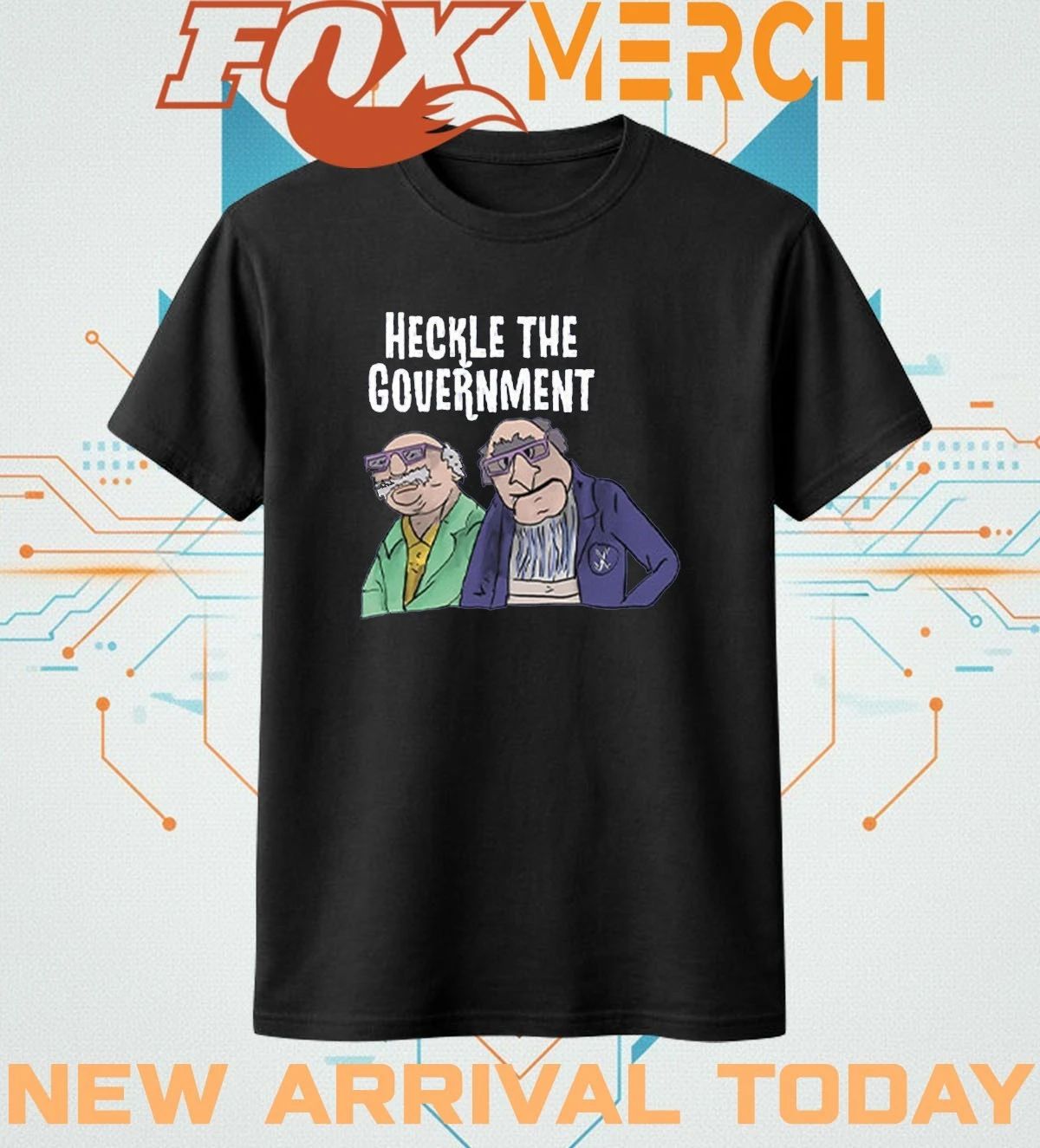 Heckle the government Statler and Waldorf t-shirt