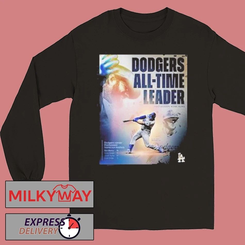 Max Muncy Los Angeles Dodgers All Time Leader Postseason Home Runs Shirt