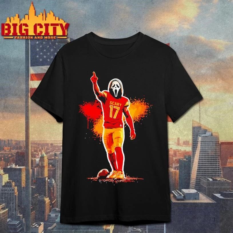 Hostface x Terry McLaurin Scary 17 Washington Commanders Football Combine Shirt