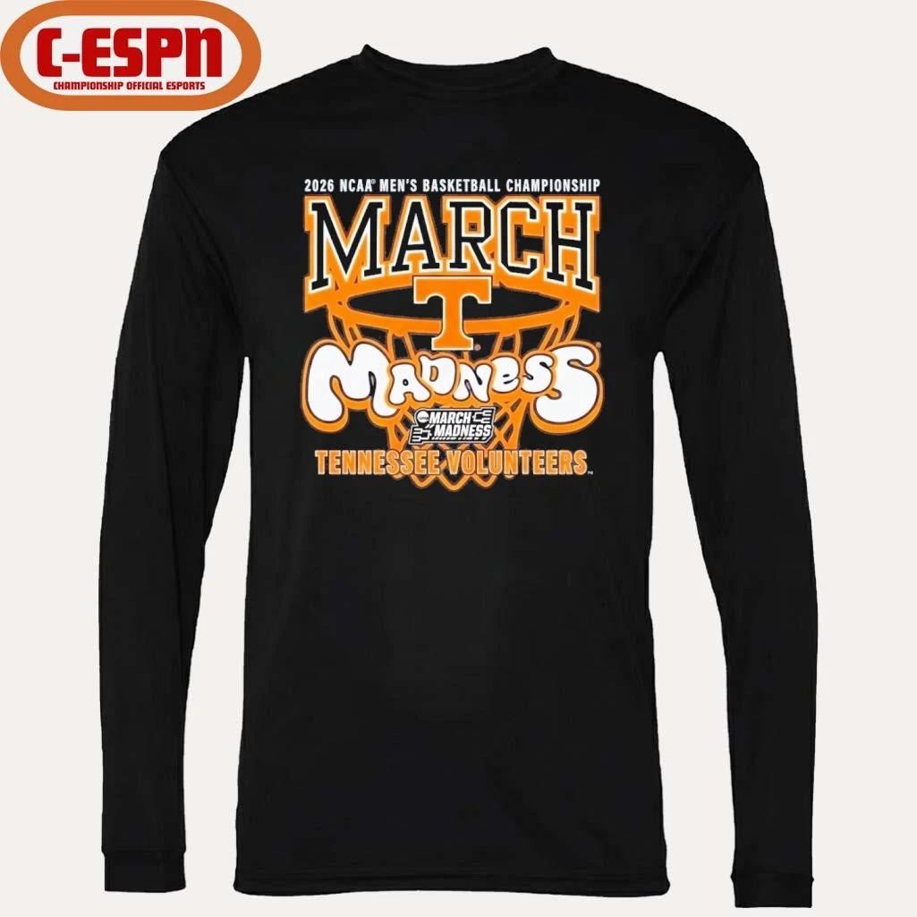 Tennessee Volunteers 2026 NCAA Men’s Basketball Championship March Madness Shirt