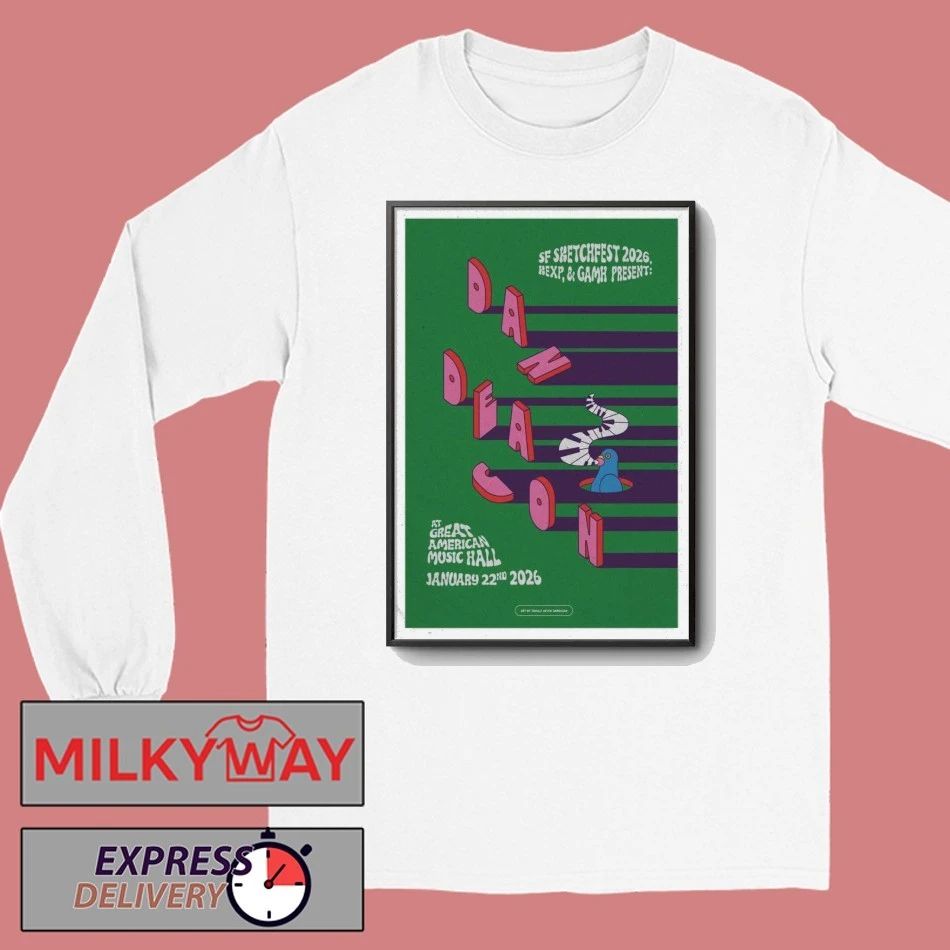 Dan Deacon Jan 22 2026 Poster Great American Music Hall shirt