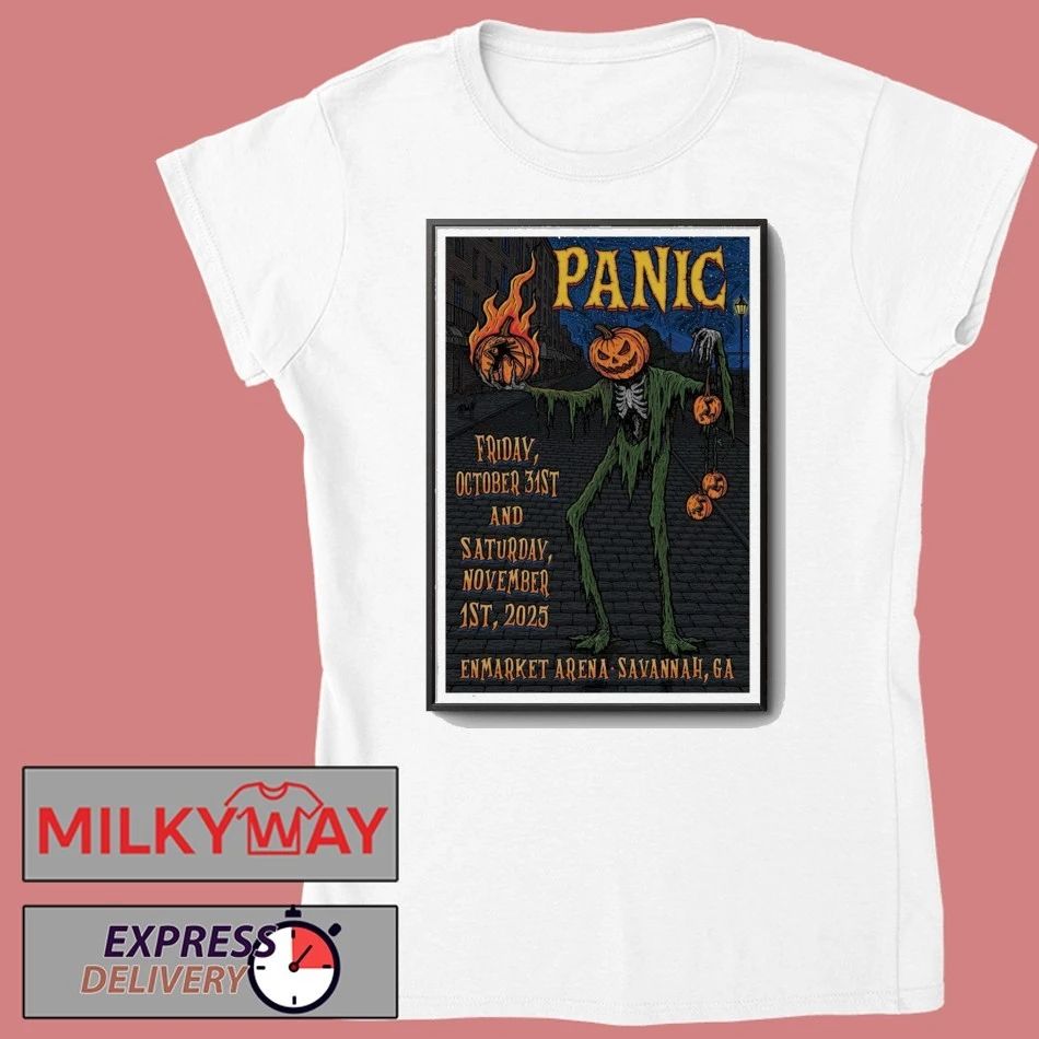 Widespread Panic Savannah, GA Show Oct 31 & Nov 1 2025 Poster shirt