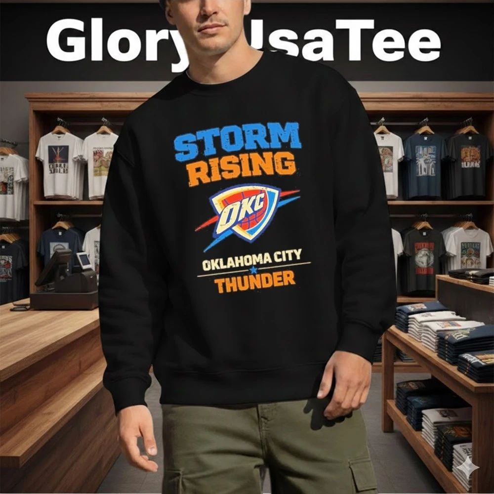 Storm Rising Oklahoma City Thunder Vintage Playoff Shirt