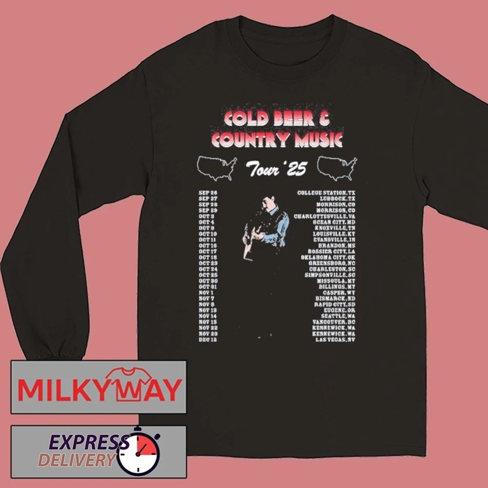Zach Top Cold Beer And Country Music Tour 2025 Shirt