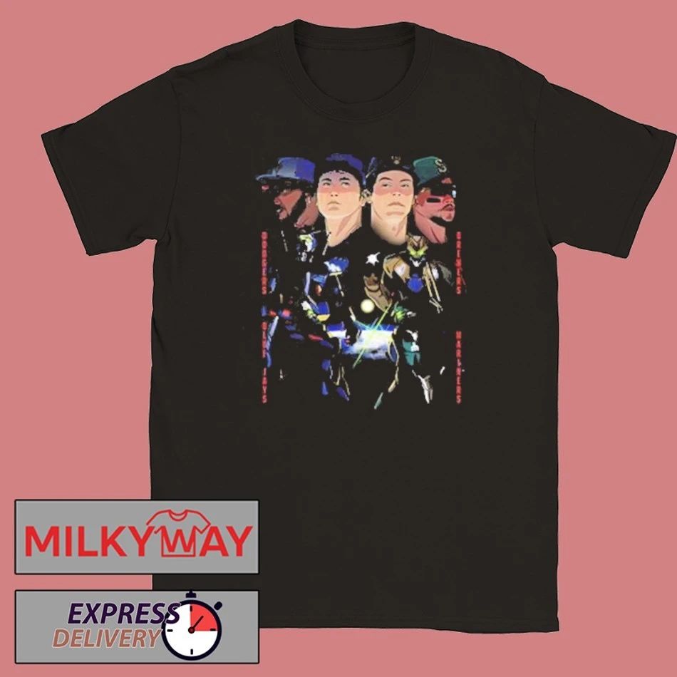 MLB 4 Teams Battle In The World Series Anime Art shirt