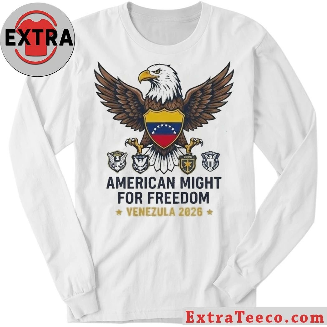 Original American Might for Freedom Venezuela 2026 T-Shirt