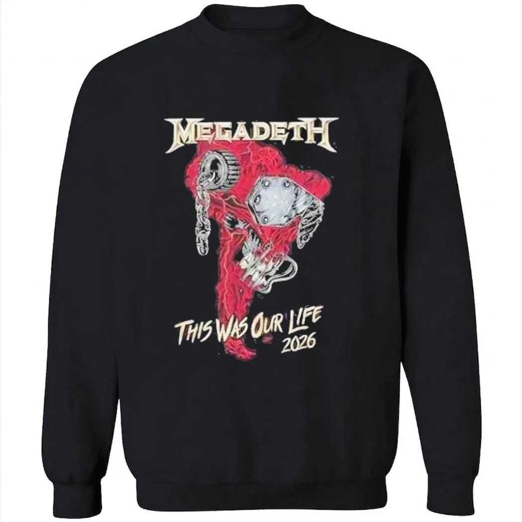 Megadeth This Was Our Life Latin America Tour 2026 At Tecnopolis Buenos Aires Argentina On April 30 2026 Tour Shirt