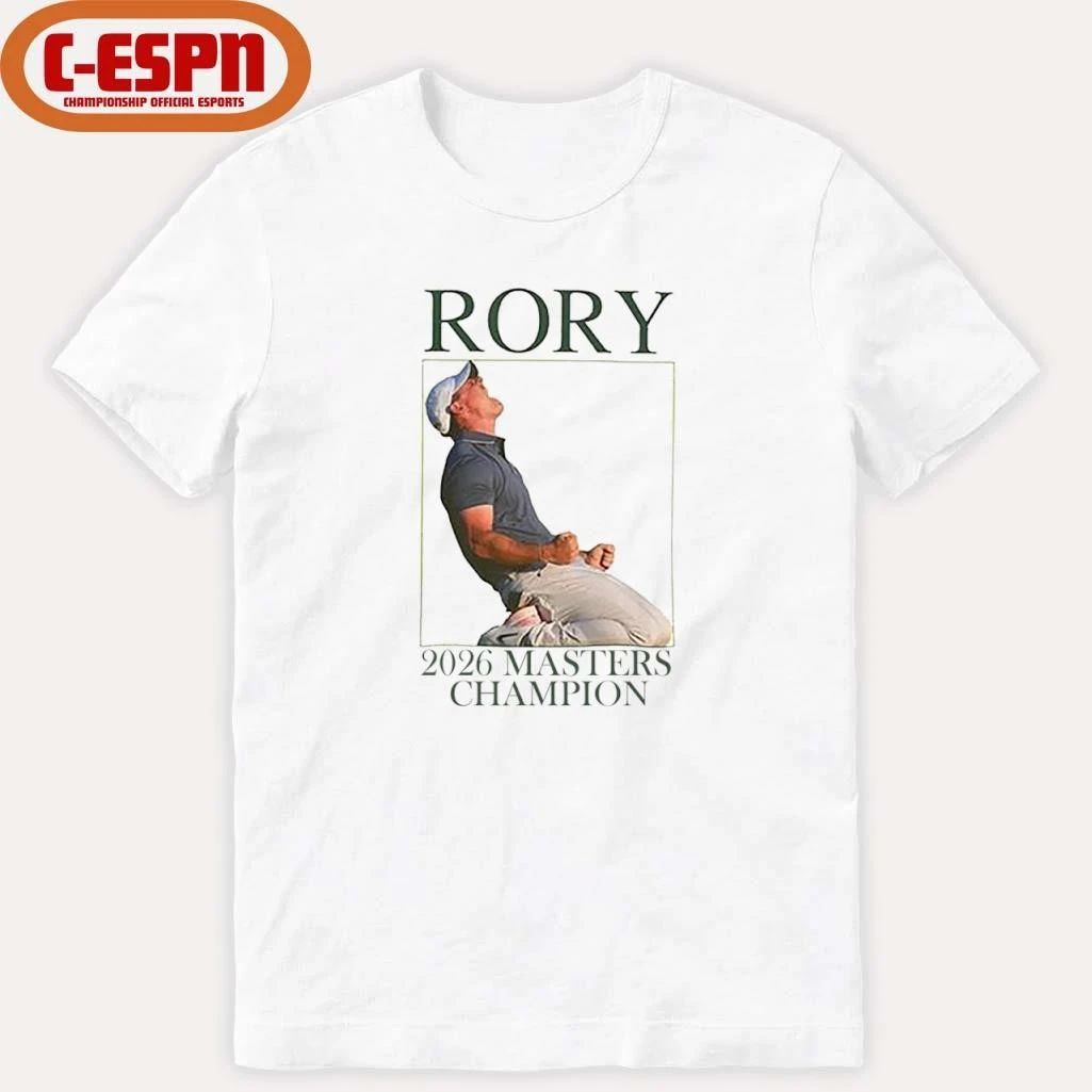 Rory McIlroy 2026 Masters Champion Golf Shirt