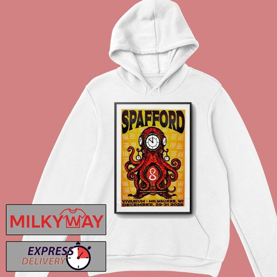 Spafford NYE In Milwaukee WI On Dec 29-31 2025 Poster shirt