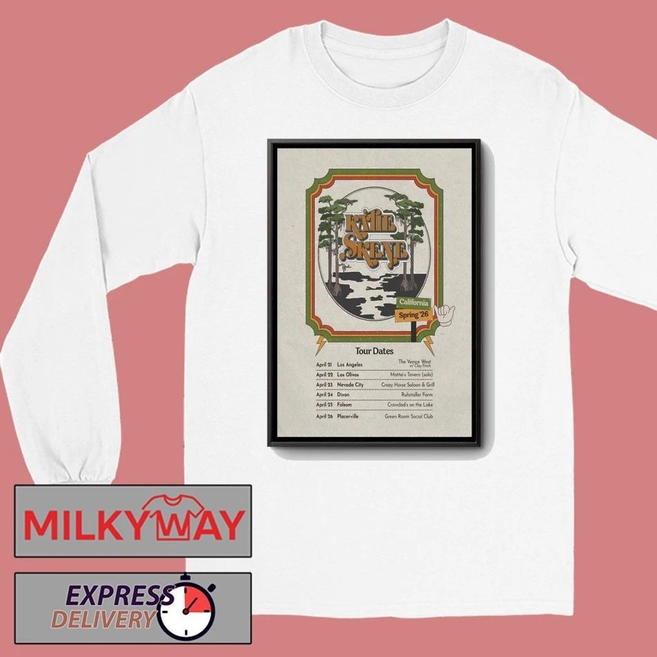 Kalie Skene California Spring 2026 Tour Poster shirt