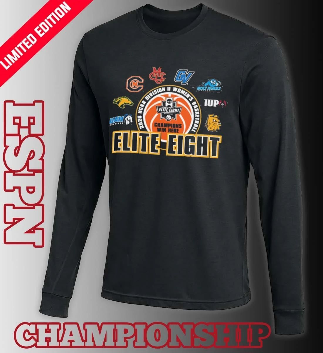 Elite Eight 2026 NCAA Division II Women’s Basketball Championship T-Shirt