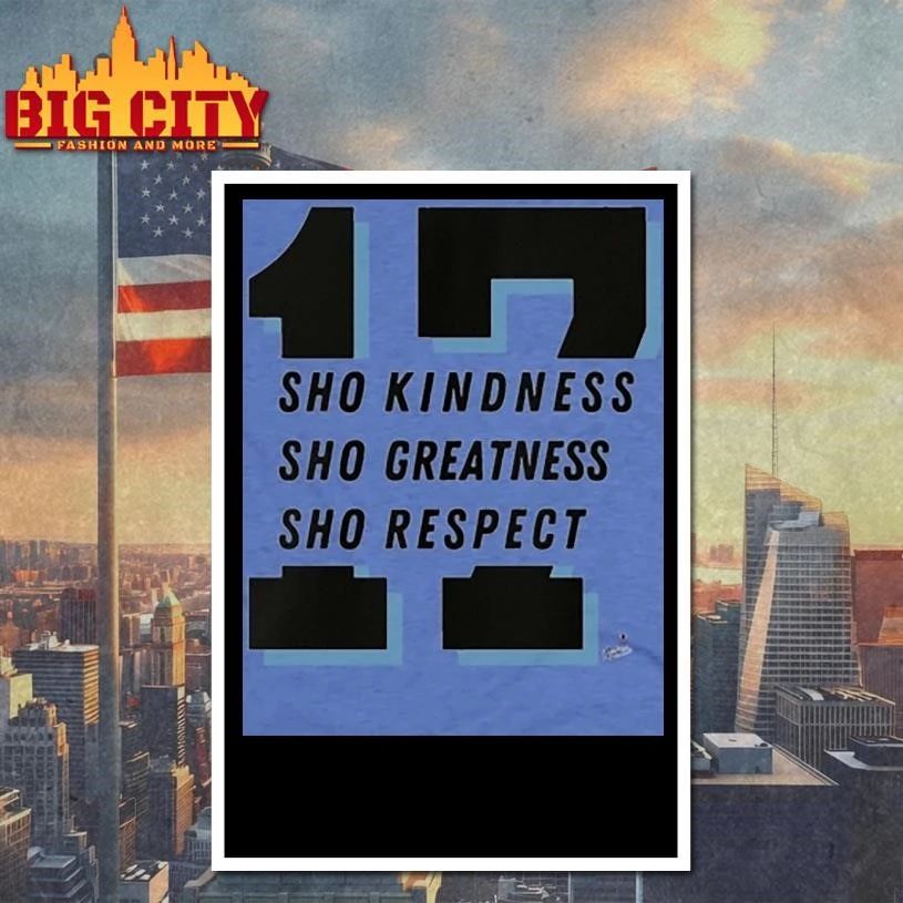 Shohei Ohtani 17 Dodgers Sho Kindness Greatness And Respect Shirt