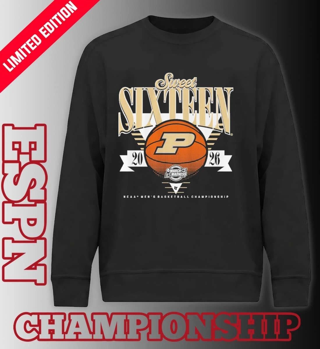 Purdue Boilermakers MBB 2026 Sweet Sixteen Shirt