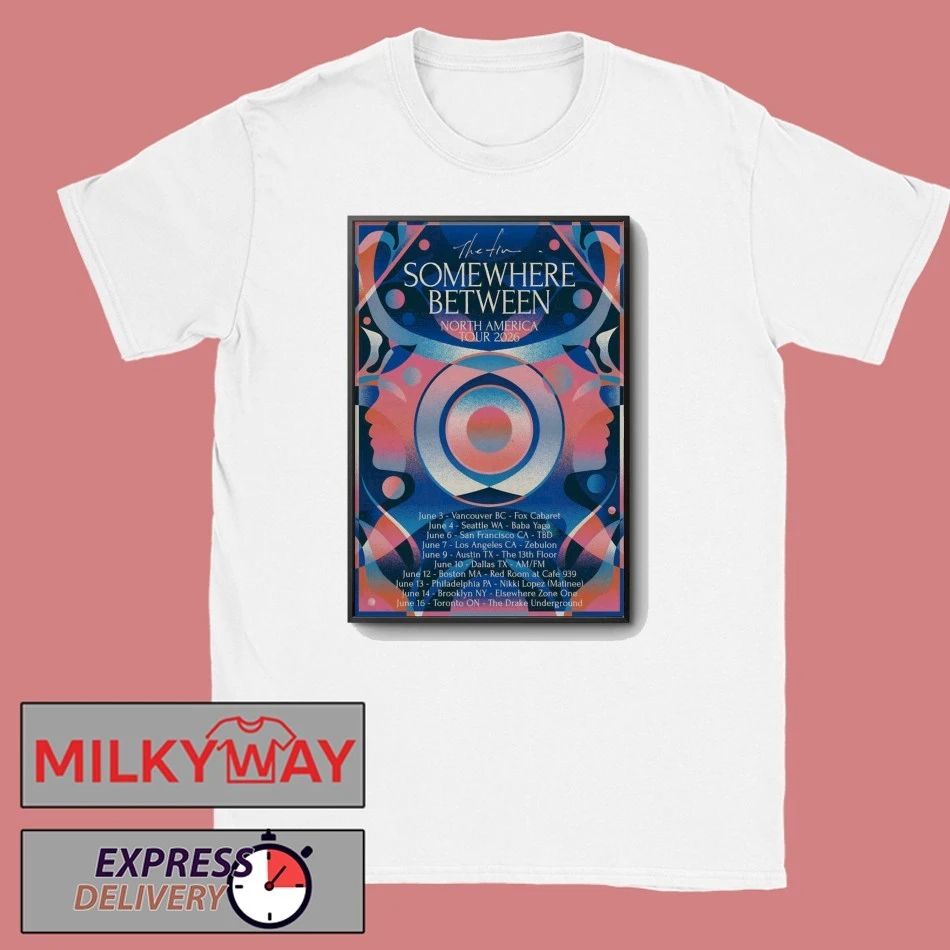 Somewhere Between North America Tour 26 Poster shirt