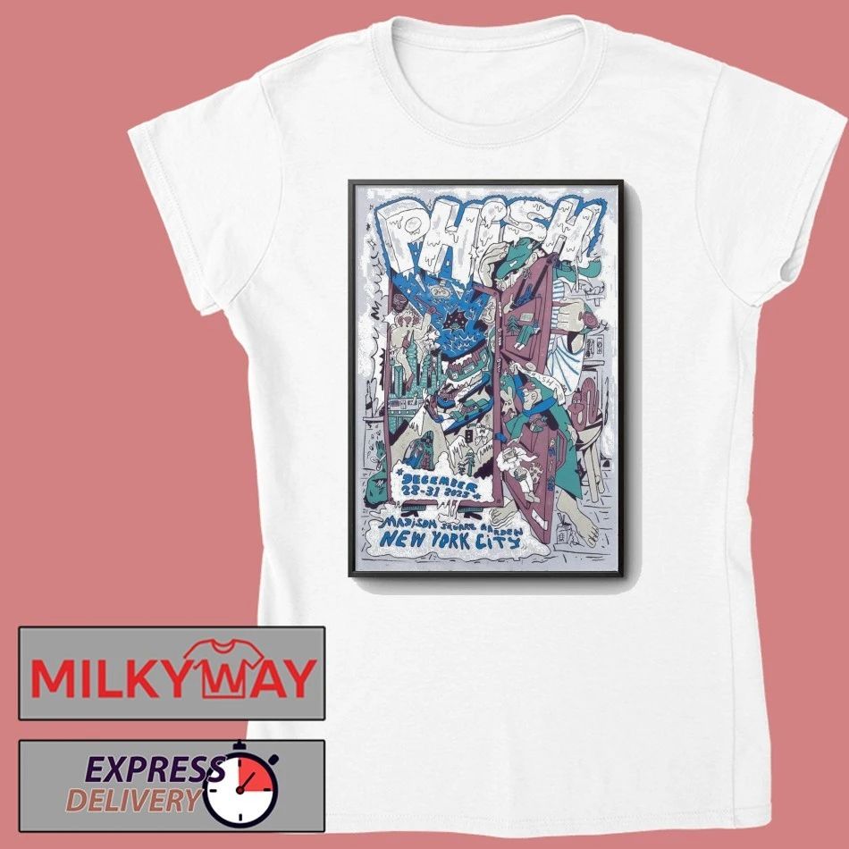 Phish Dec 28-31 2025 Madison Square Garden NYE Poster shirt