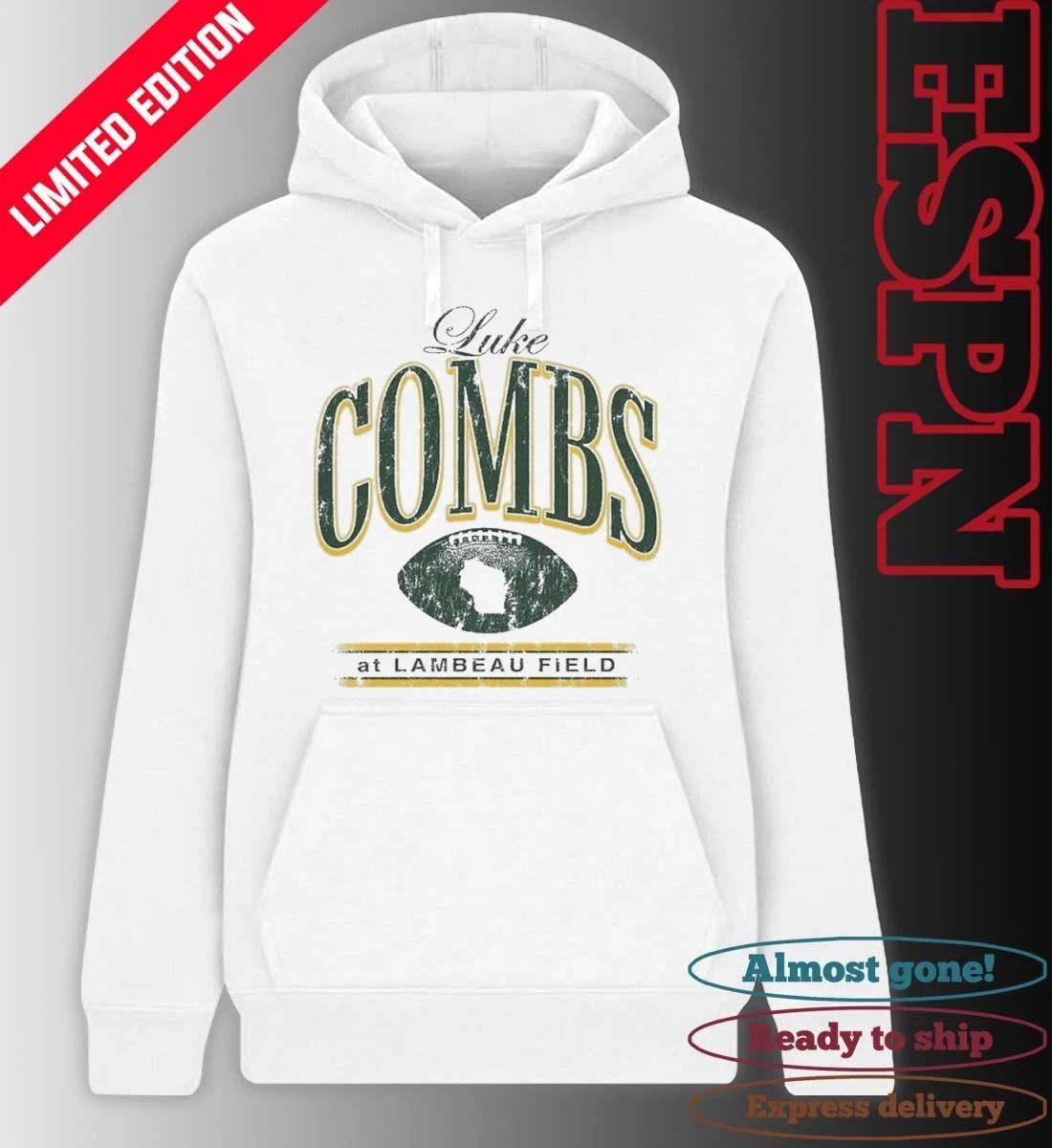 Luke Combs X Green Bay Packers Tour 2026 T-Shirt