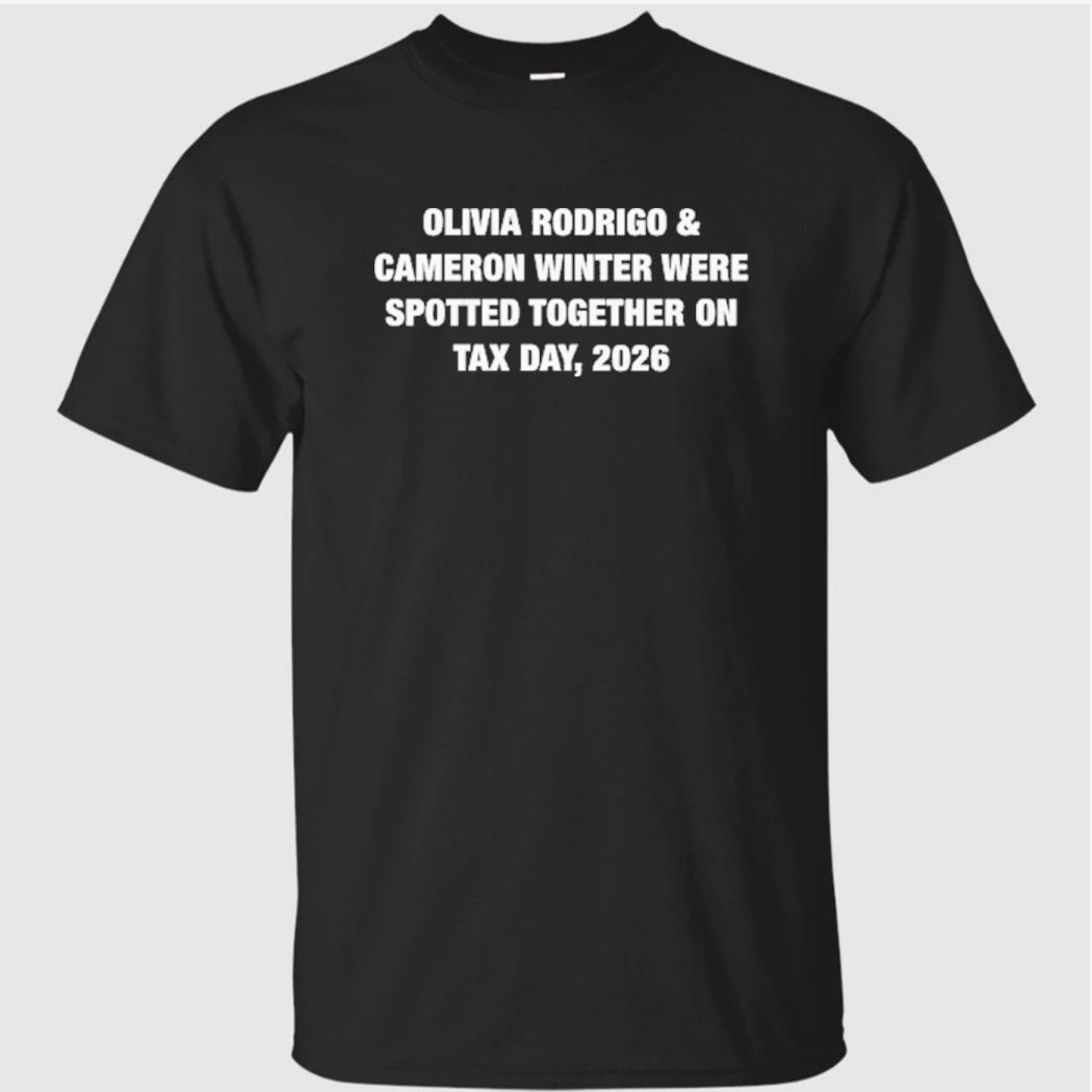 Singers Were Spotted Together on Tax Day, 2026 Shirt