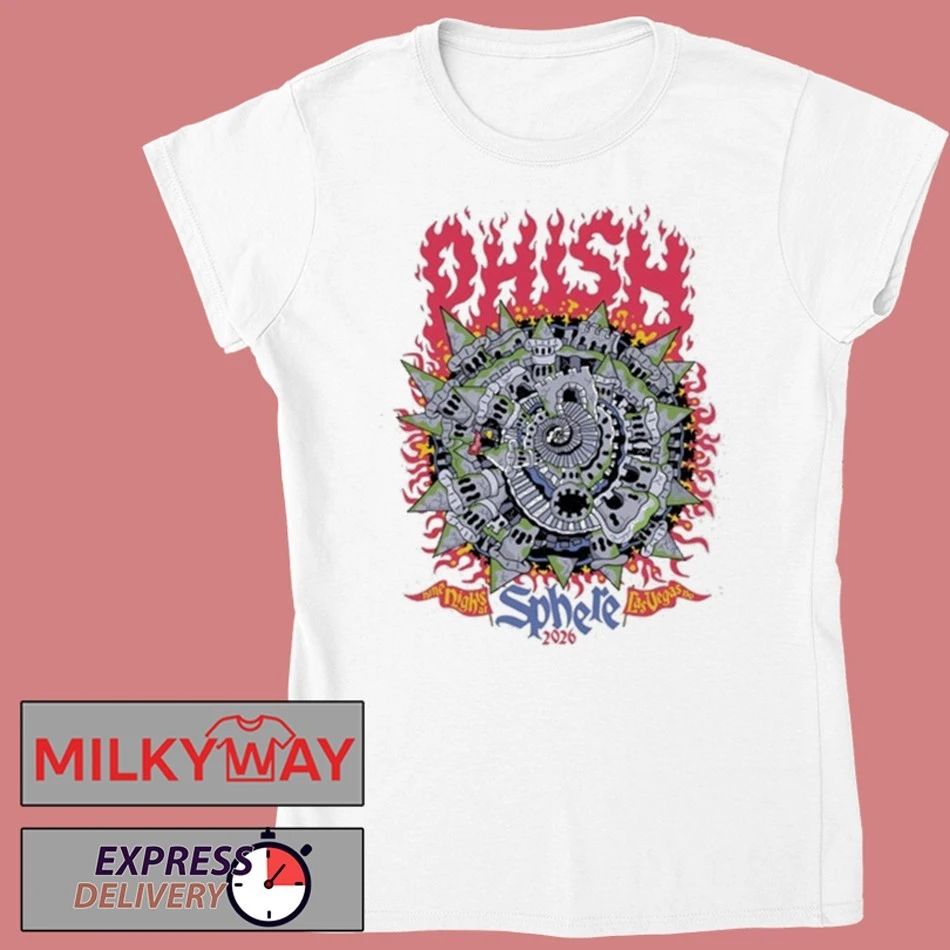 Phish Nine Night Sphere, Las Vegas, NV Tour 2026 shirt