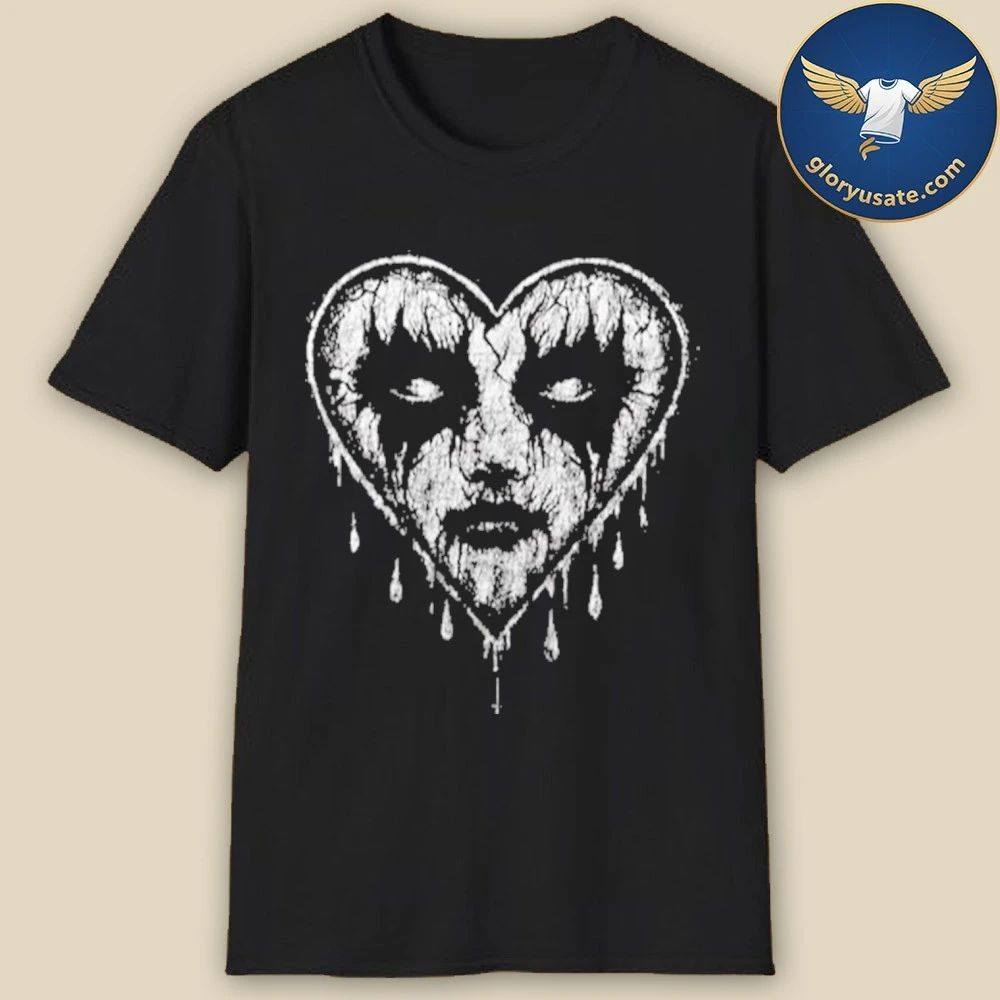 Blackcraft Corpse Paint Heart Shirt