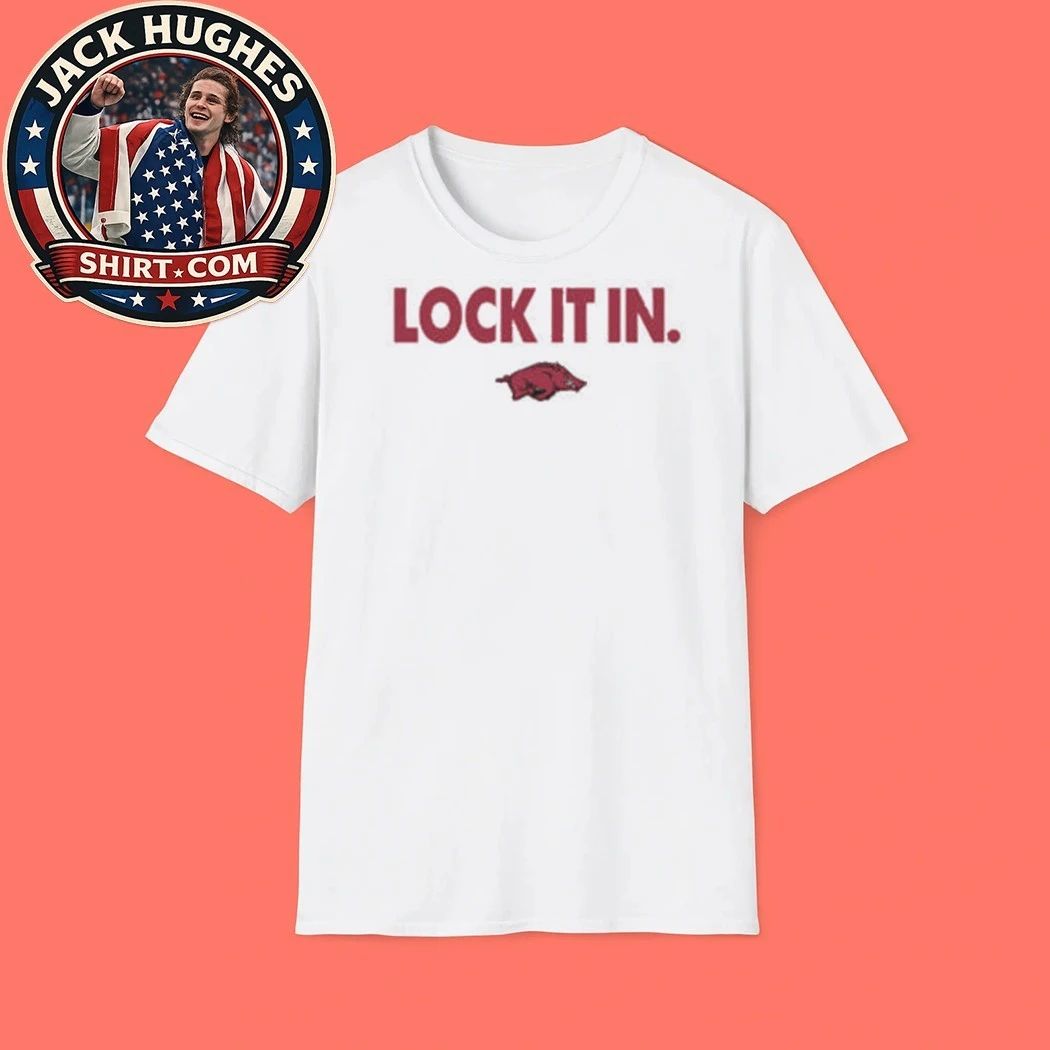 Lock It In Arkansas Razorbacks Shirt – Arkansas Fan Game Day Graphic T-Shirt