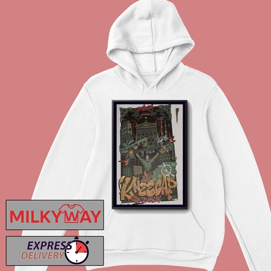Kneecap 3 Arena Dec 16 and 17 2025 Dublin Poster Signed shirt