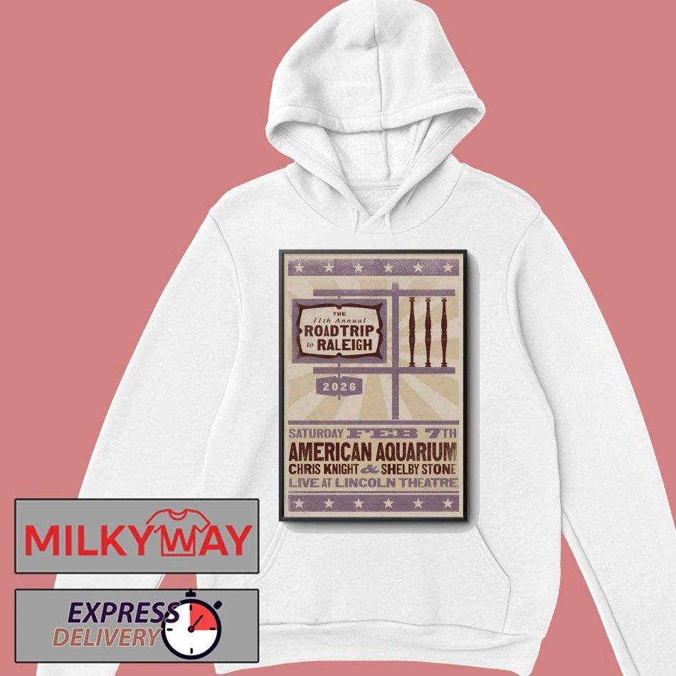 Road Trip To Raleigh Feb 7 2026 Raleigh NC Poster shirt