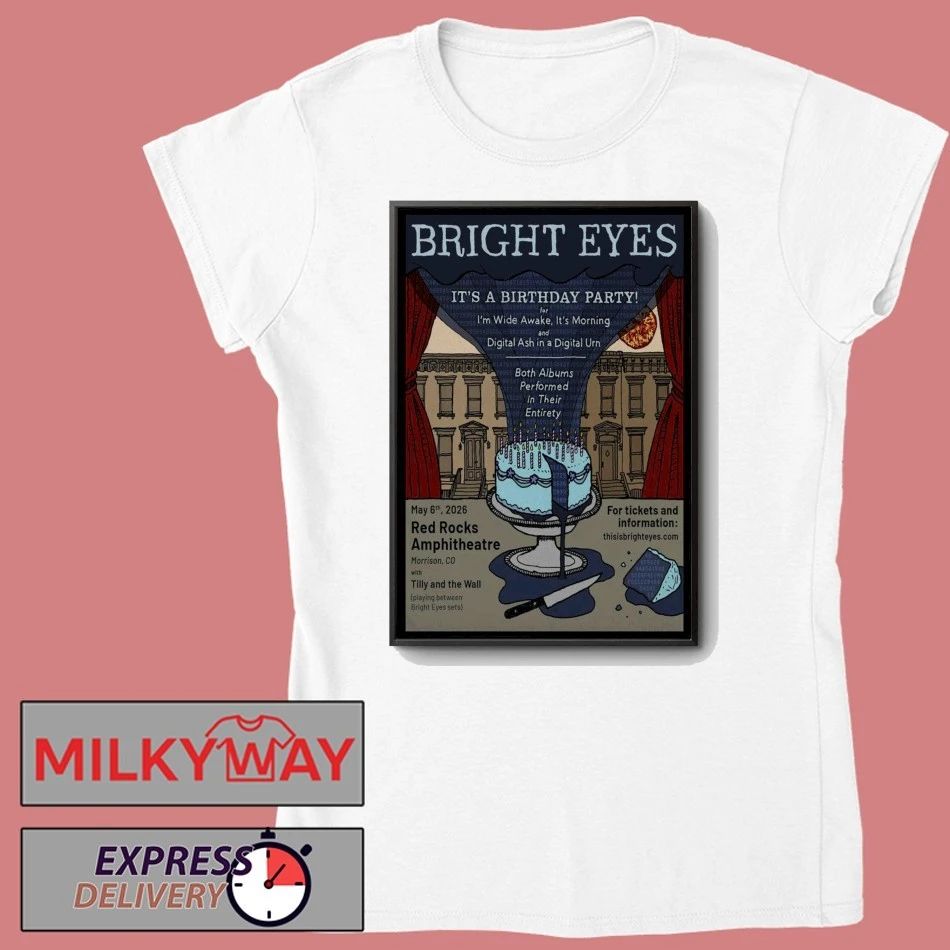 Bright Eyes Red Rocks Show On May 6 2026 Poster shirt