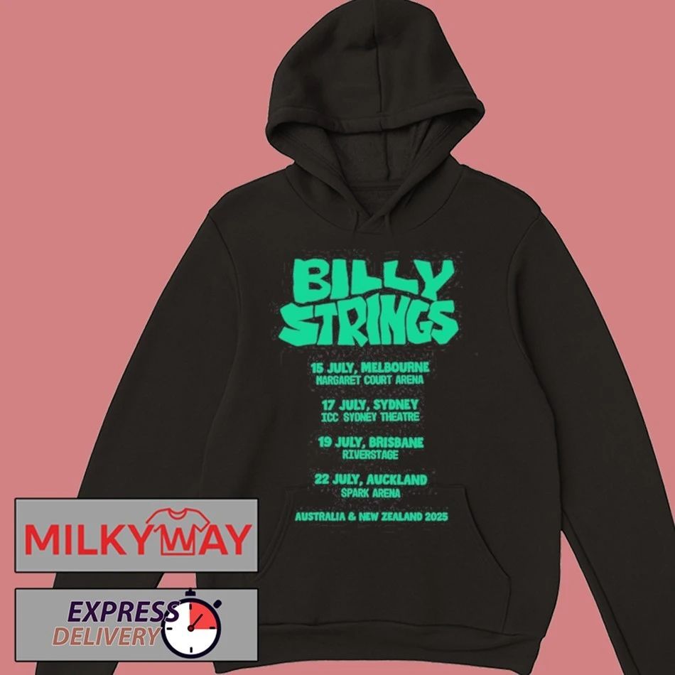 Billy Strings 2025 Tour Australia and New Zealand Shirt