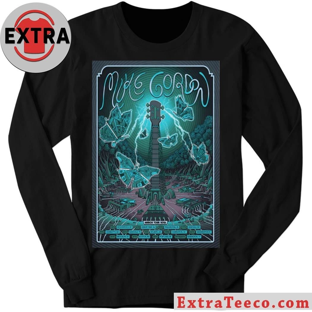Mike Gordon US March 2026 Tour Poster Shirt