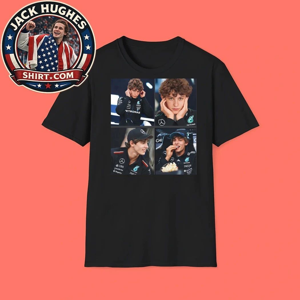 Kimi Antonelli George Russell Formula 1 Mercedes Vintage Shirt
