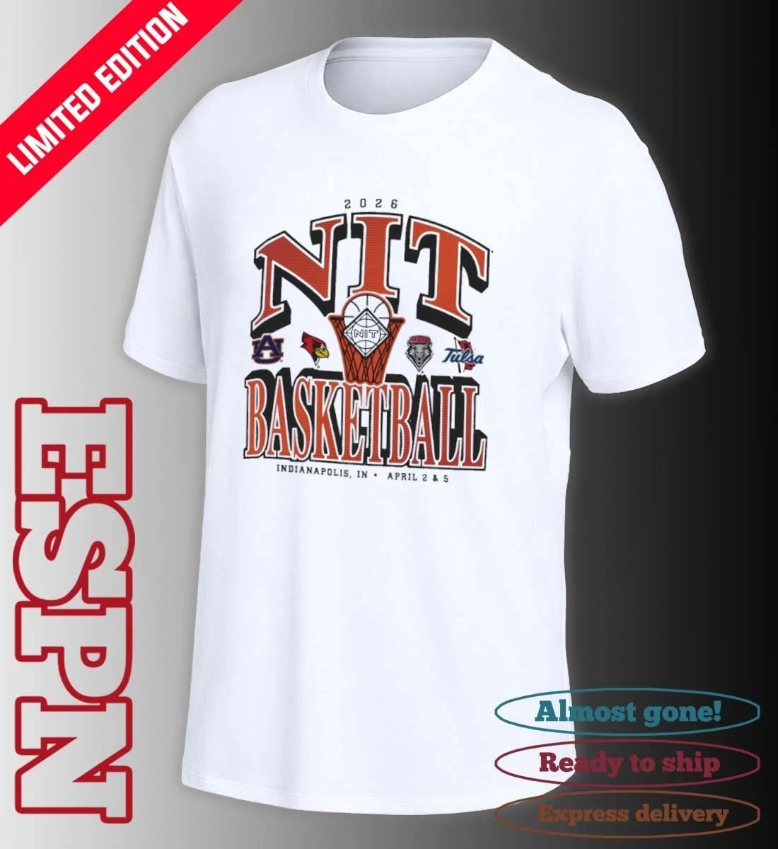NIT Basketball 2026 Indianapolis, IN April 2 & 5 T-Shirt