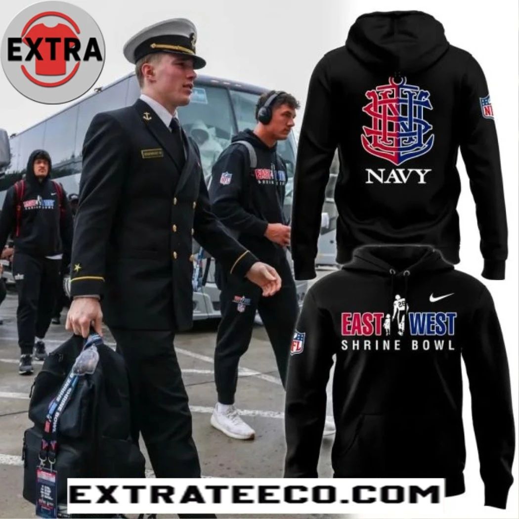 Navy Midshipmen 2026 Shrine Bowl Hoodie Shirt