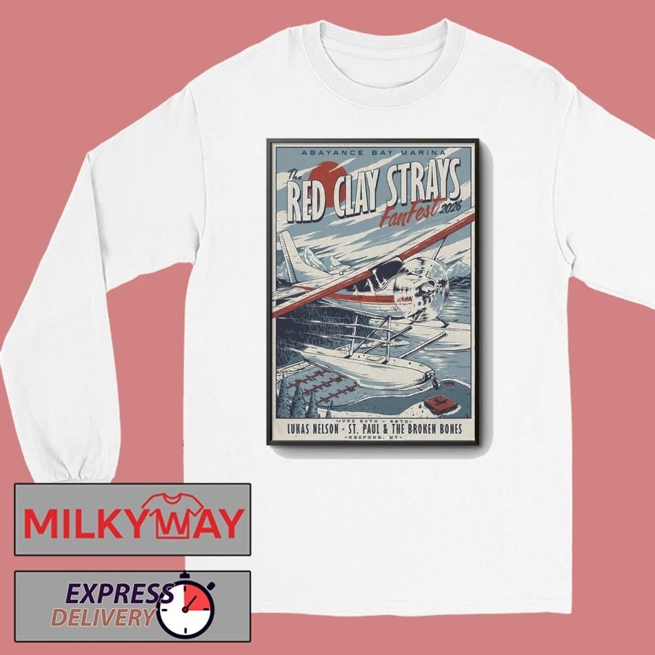 Poster The Red Clay Strays Jun 24 – 28, 2026 Fest shirt
