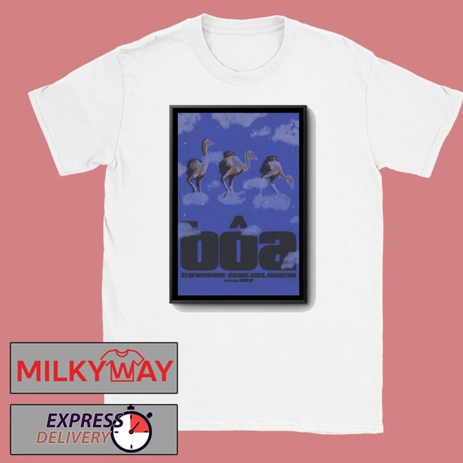 Bôa The Band Buenos Aires Argentina Nov 23 2025 Poster shirt