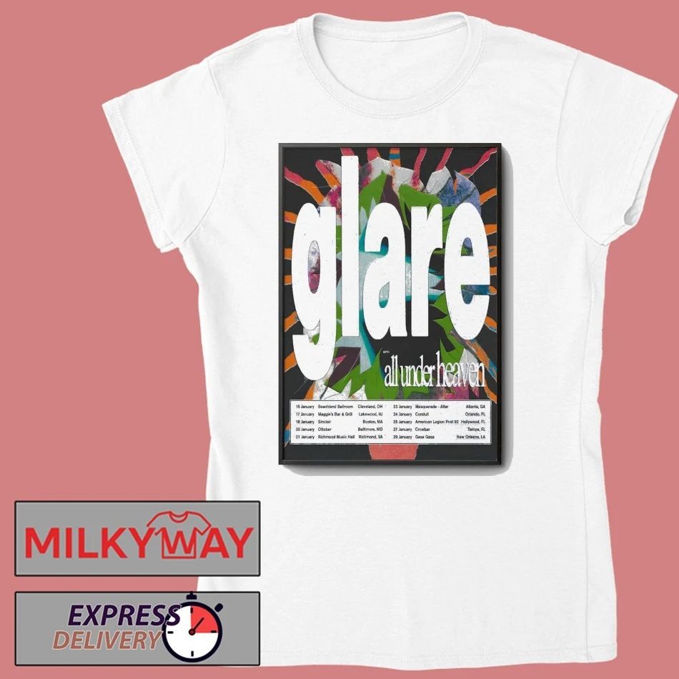 Glare January 2026 Shows Poster shirt