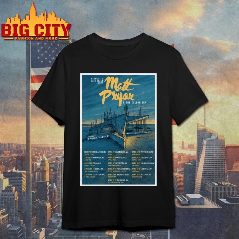 Matt Pryor Tour Midwest And East Coast 2026 Poster T-shirt