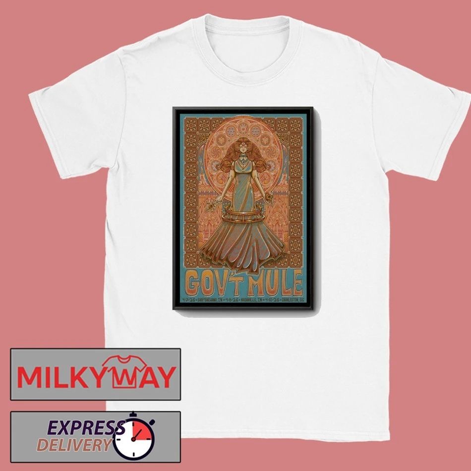 Gov’t Mule In Charleston SC On Apr 10 2026 Poster shirt