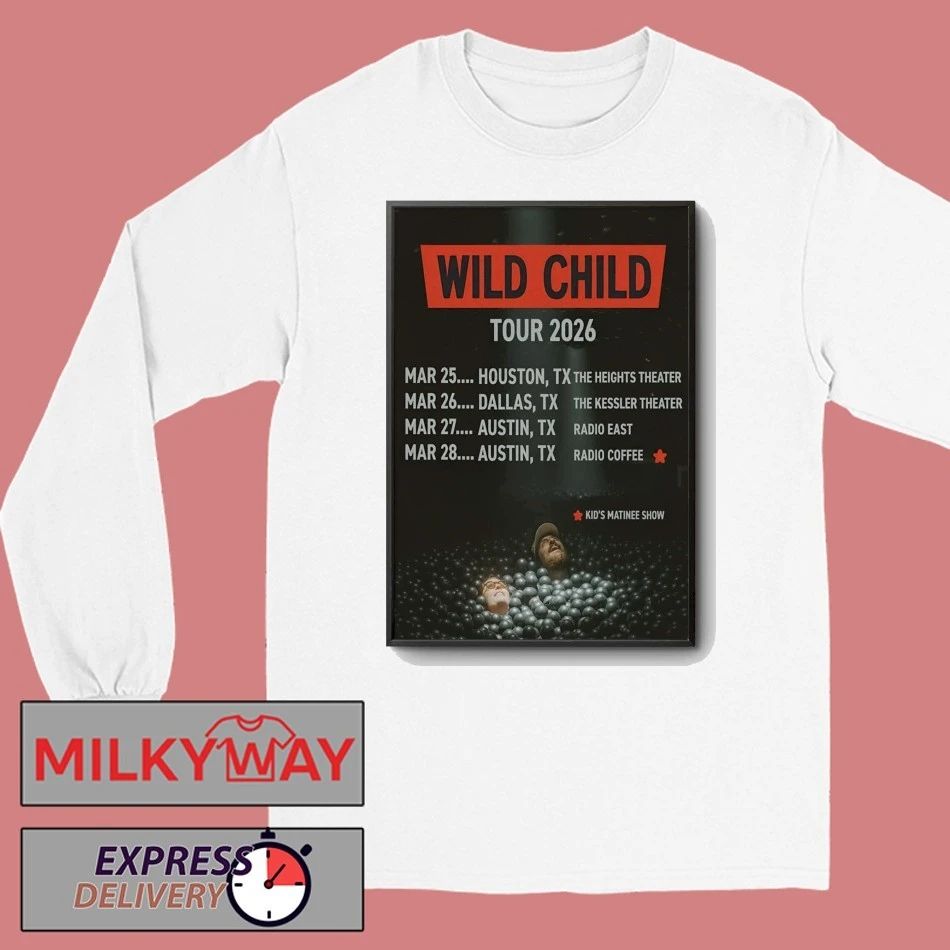 Wild Child Tour 26 Poster shirt