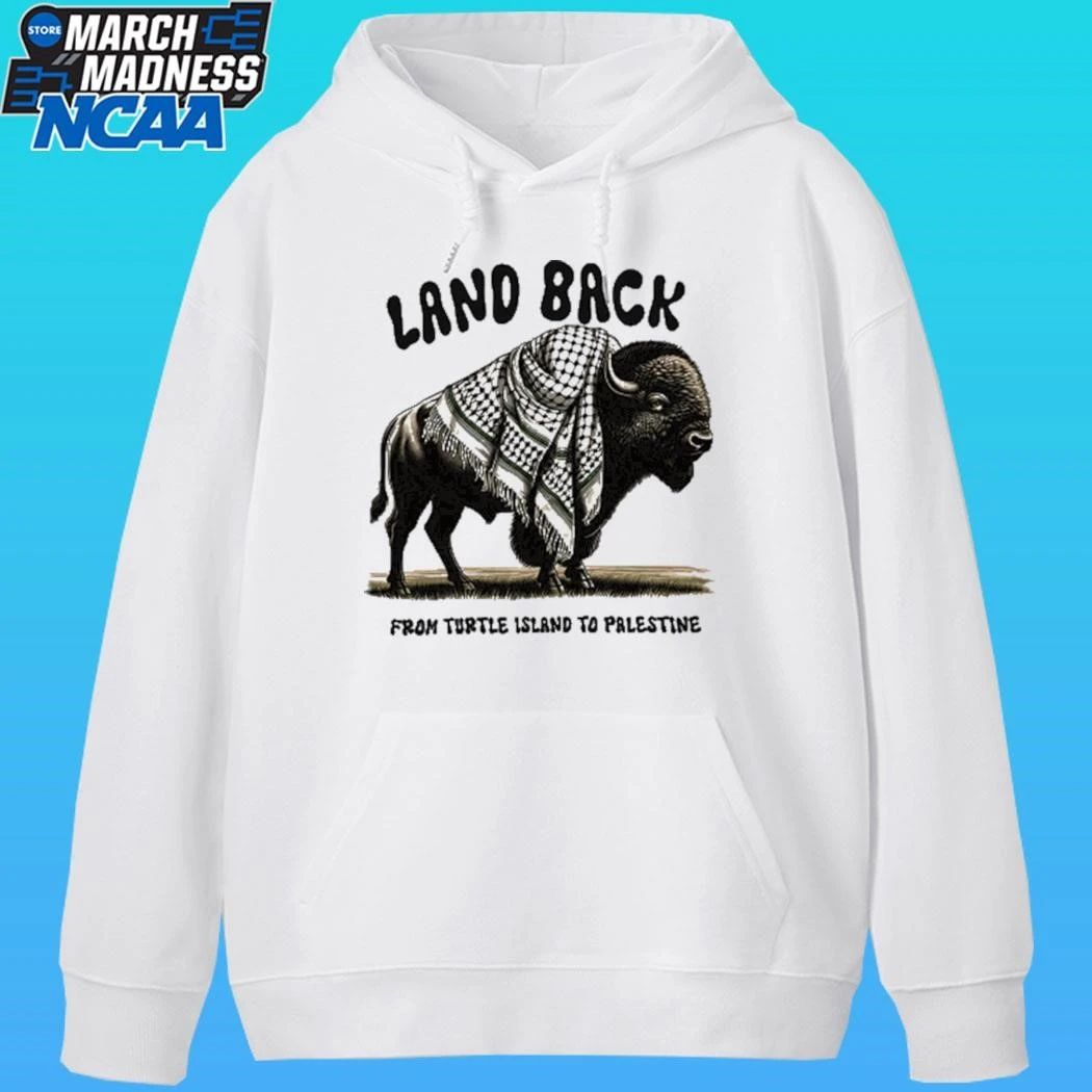 Land Back From Turtle Island To Palestine Shirt