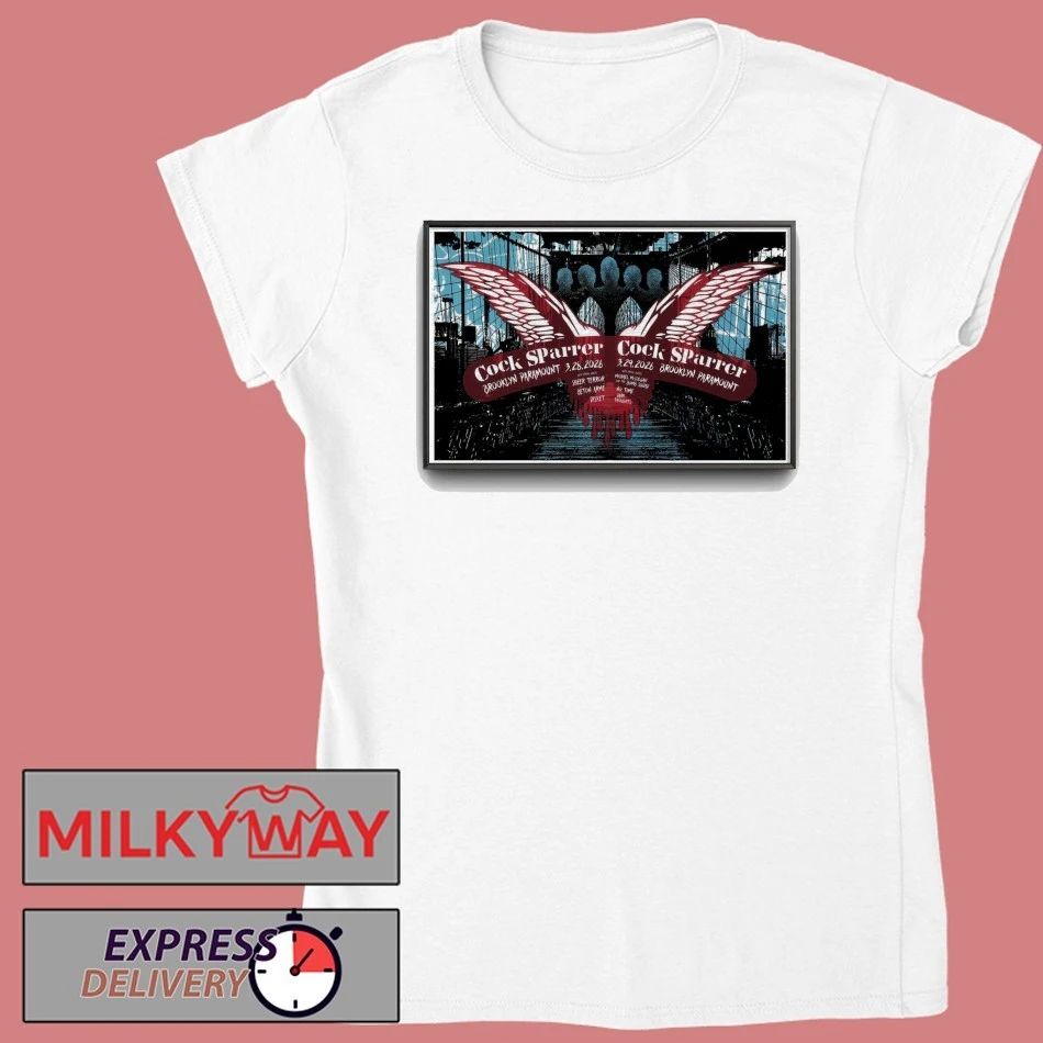 Cock Sparrer Tour 2026 Brooklyn Paramount Poster shirt