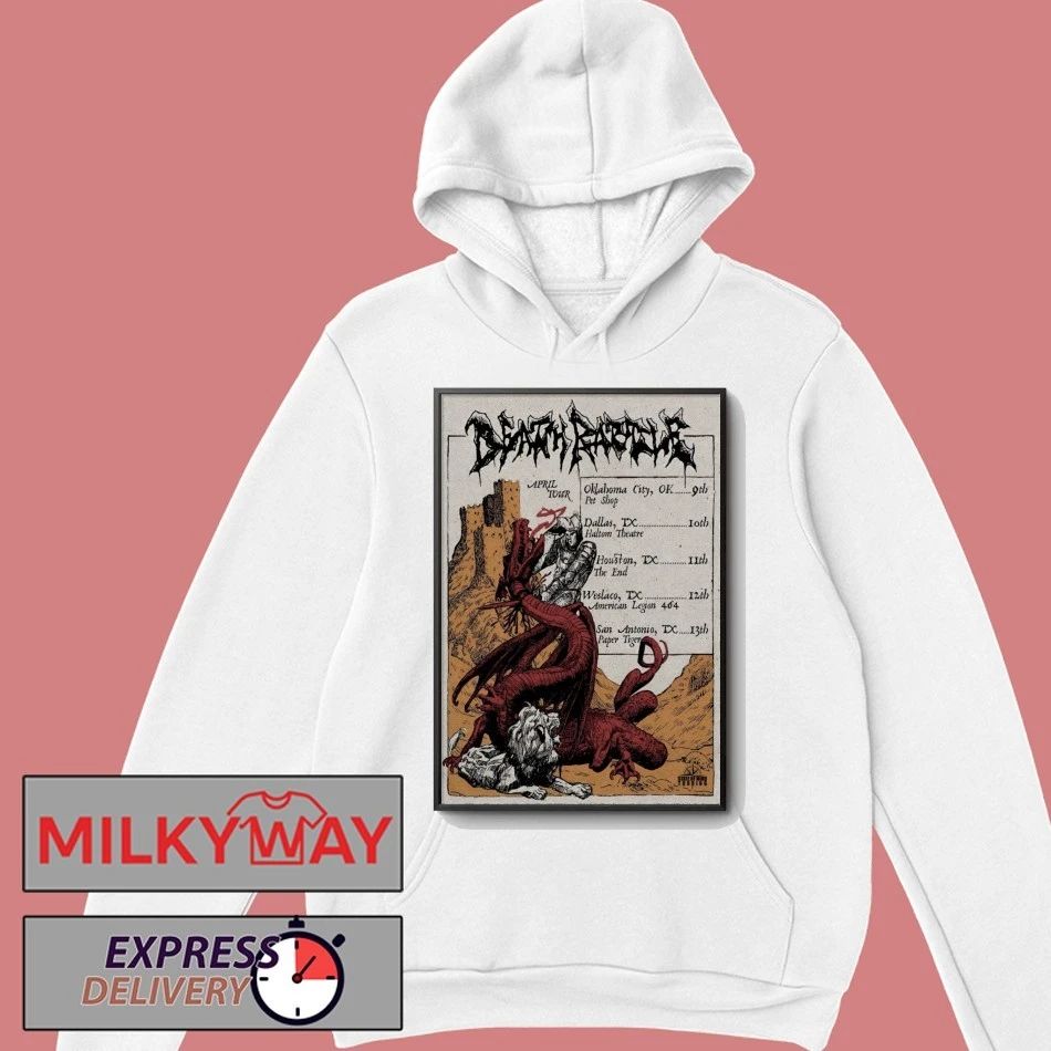 Poster Death Rattle Tour April 2026 shirt