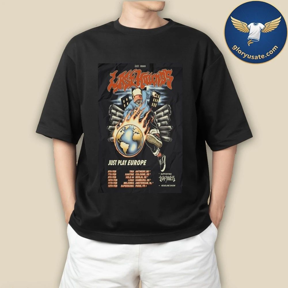 Last Hounds Europe Tour 2026 Poster Shirt