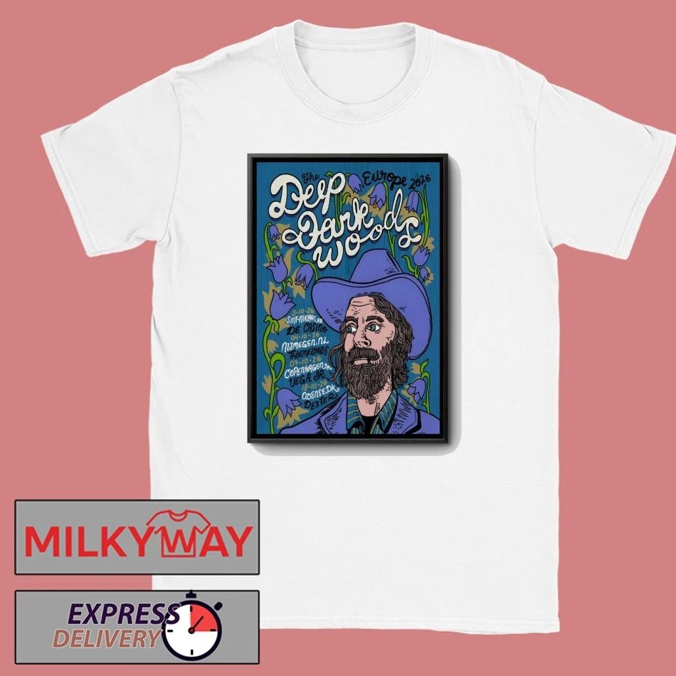 The Deep Dark Woods Europe Tour 2026 Poster shirt